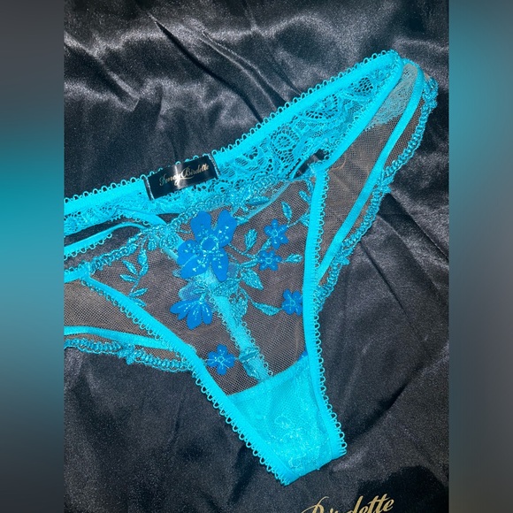 Honey Birdette Sabrina Turquoise Set - Picture 4 of 8